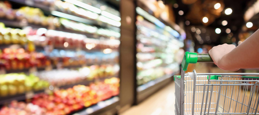 Produits canadiens chez une épicerie